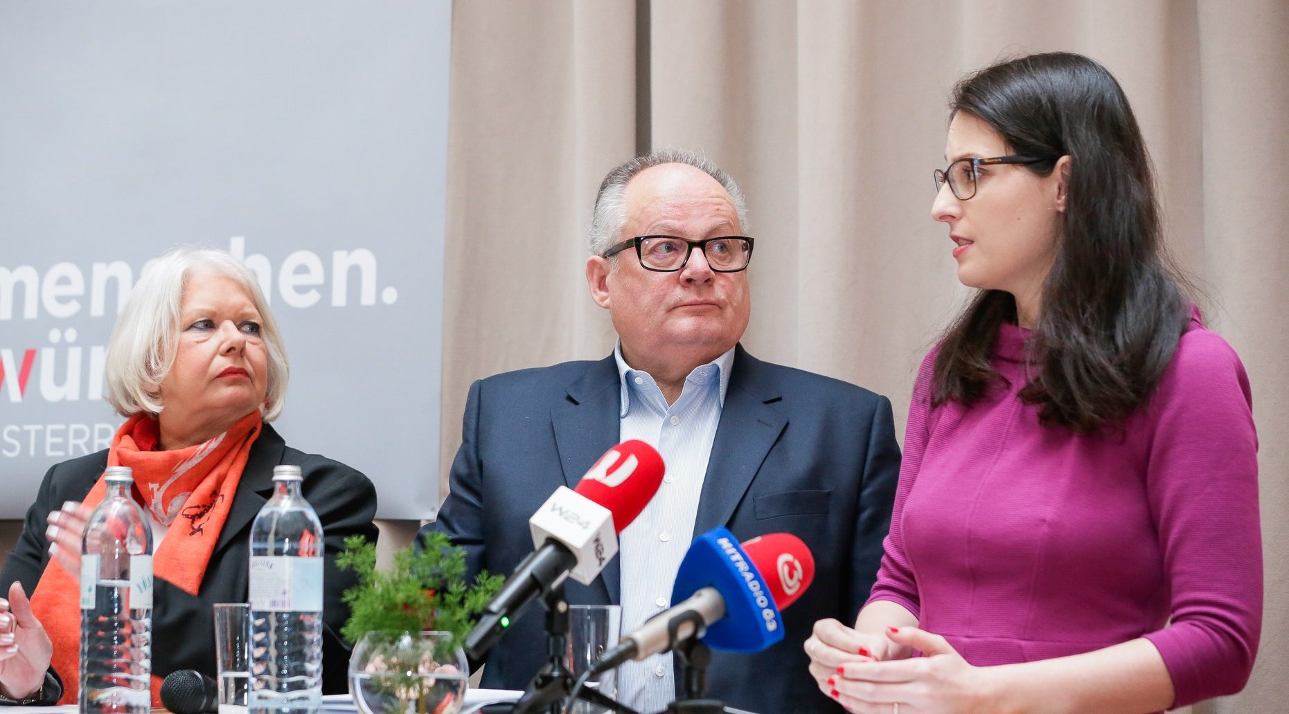 Pressekonferenz Menschenwürde Österreich