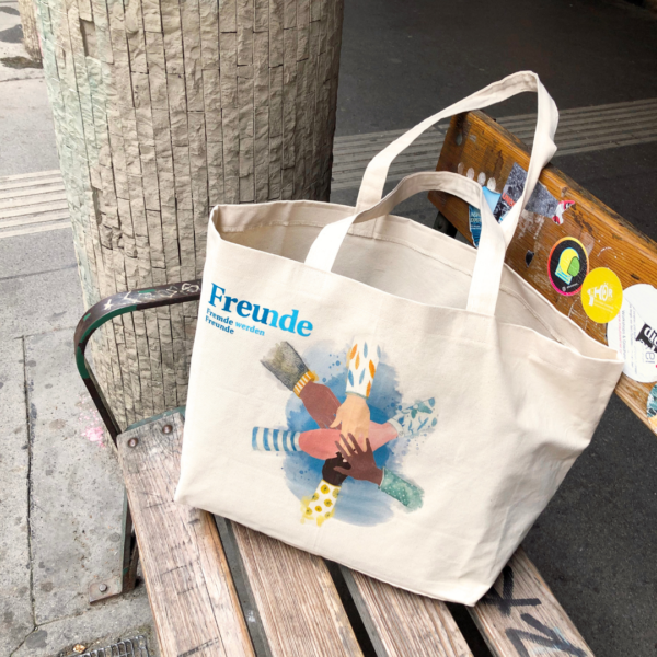 Shopping Bag Fremde werden Freunde