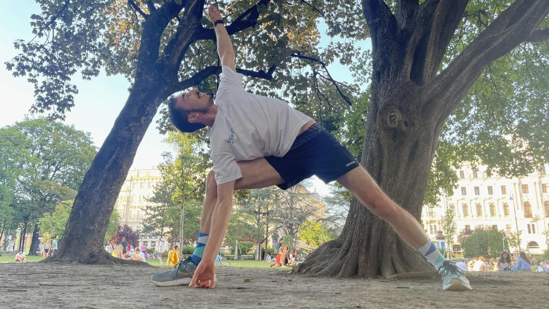 Wir machen gemeinsam Yoga