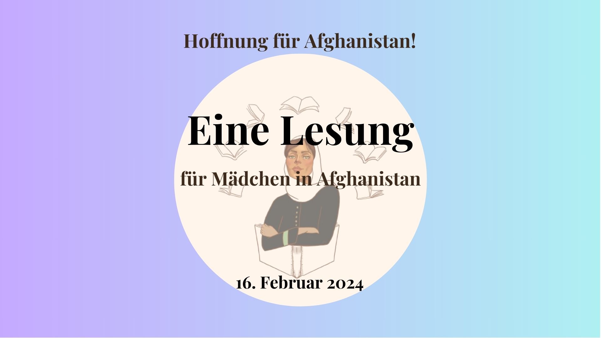 Eine Lesung für Mädchen in Afghanistan