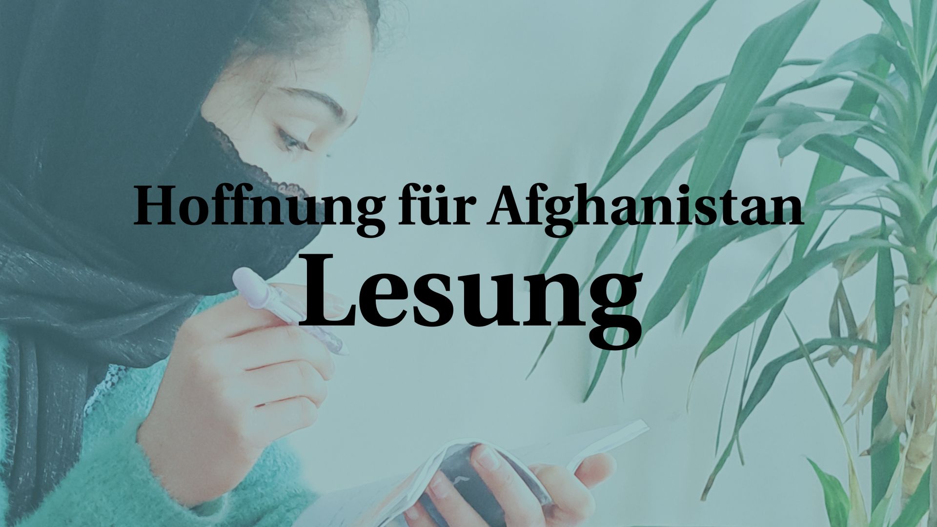 Lesung für Mädchen in Afghanistan