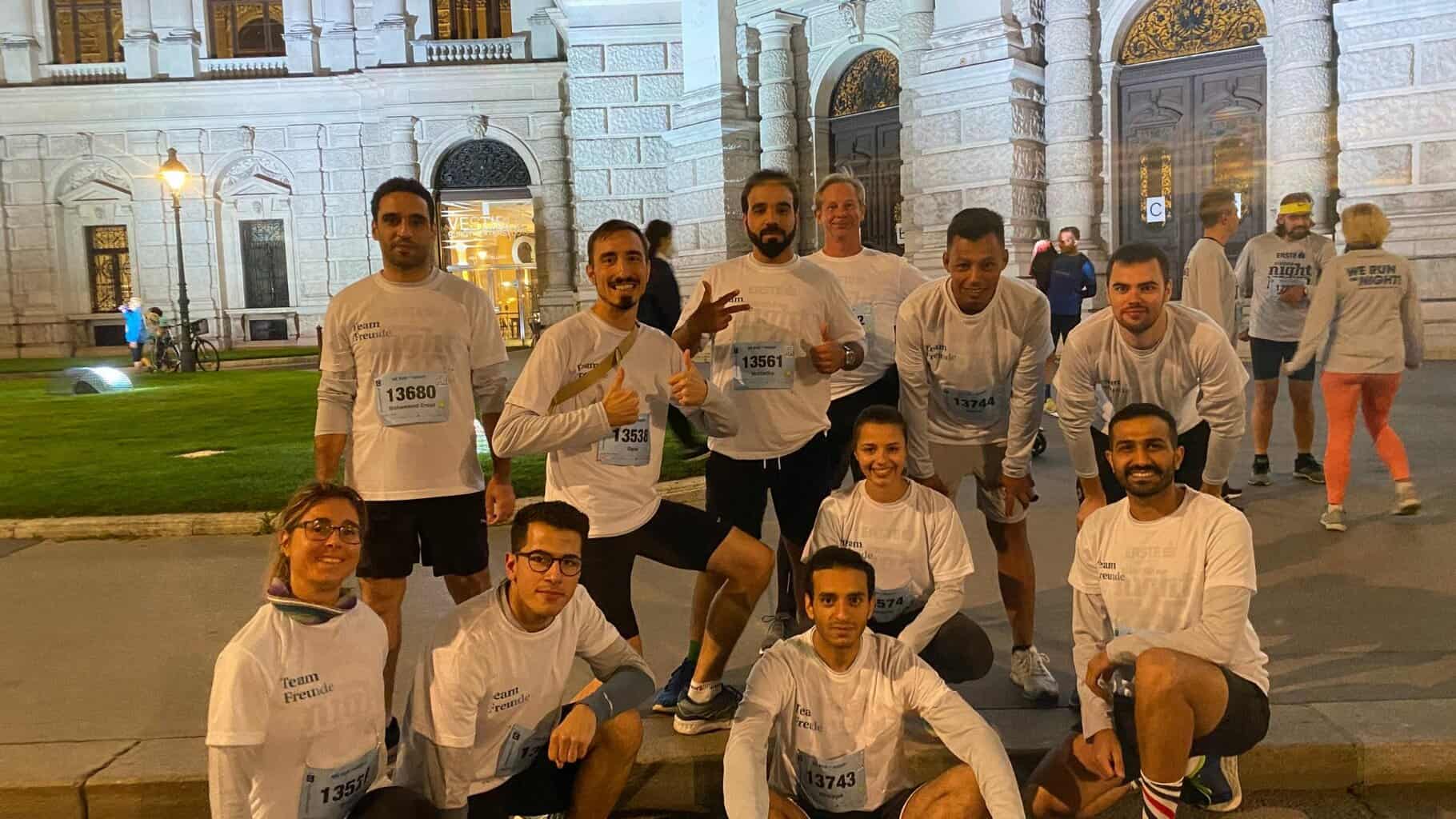 Vienna night run: Lauf mit im Freunde-Team