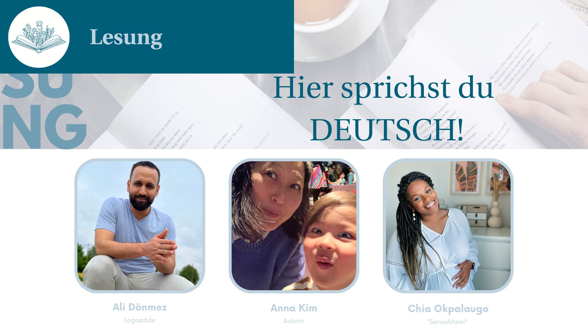 „Hier sprichst du Deutsch!“ – Lesung & Diskussion zu Mehrsprachigkeit